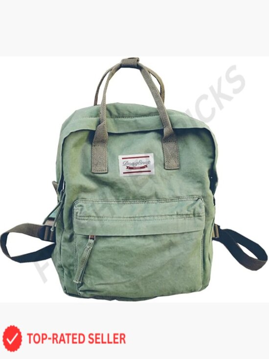 Lightweight Canvas Backpack Travel Daypack Handbag Purse Casual School Bookbag main image 6